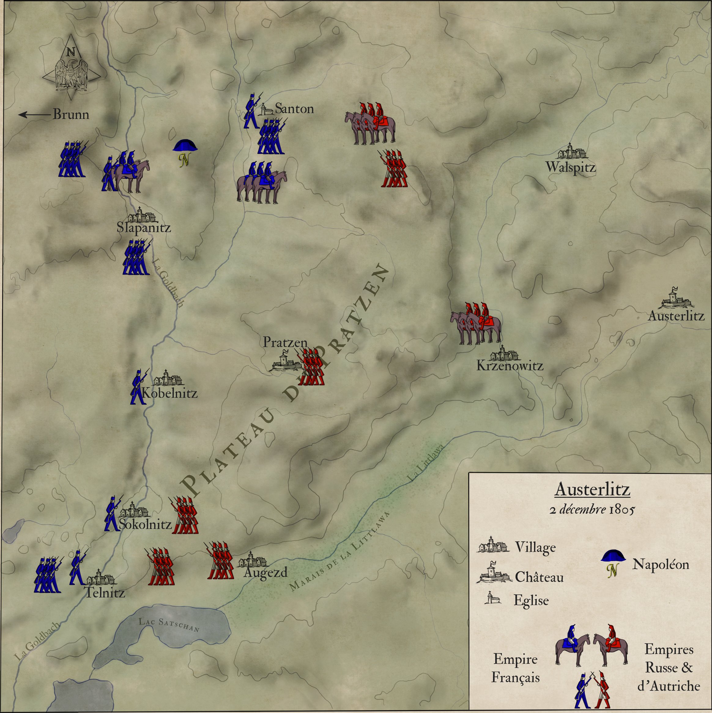 Menus Cartes Reboot - Napoléon: Austerlitz